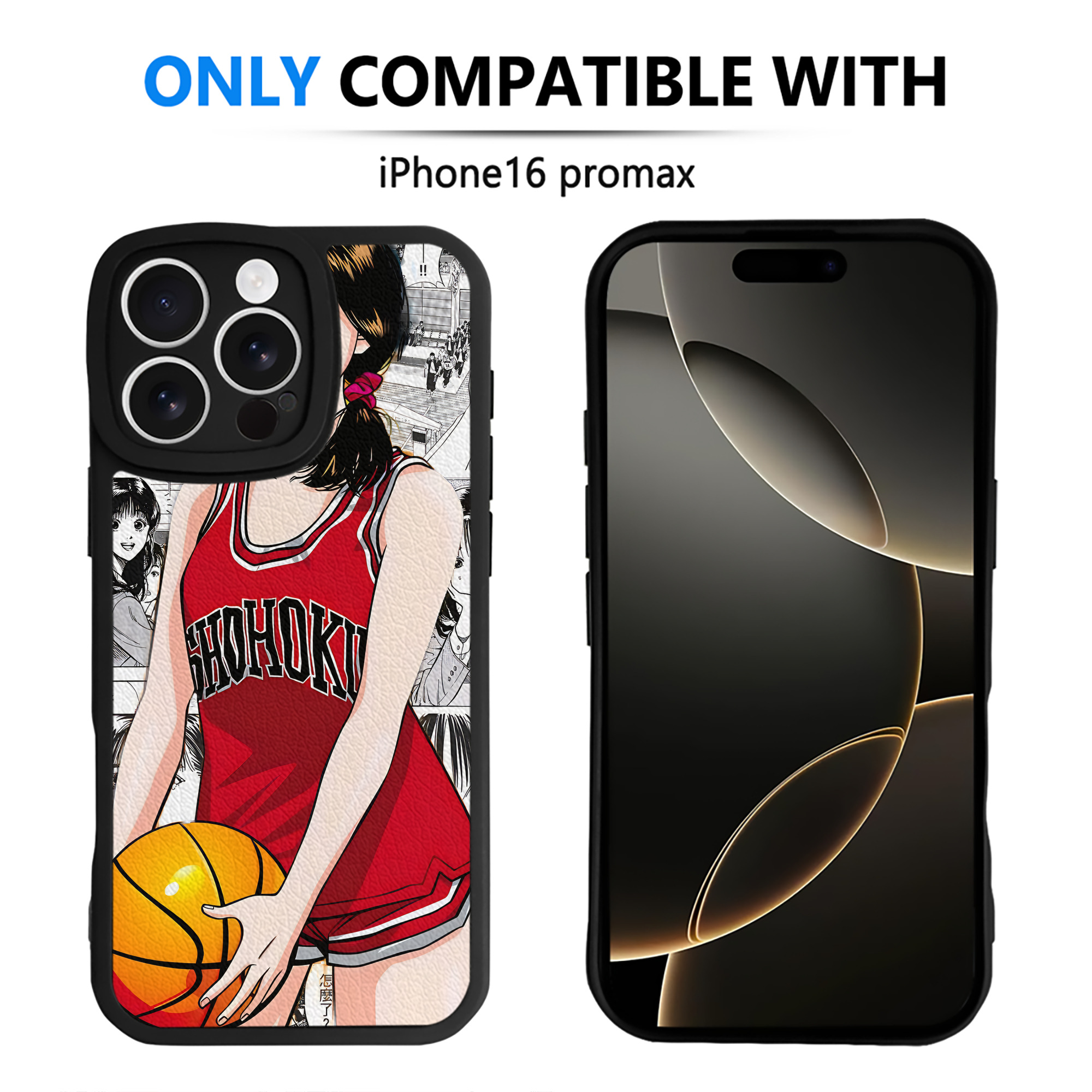 （画像用） SLAM DUNK／スラムダンク 【iPhone 16シリーズ対応】シリコンスマホケース（レザー調） 材質：シリコン